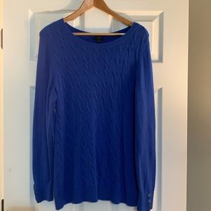 Beautiful blue Talbots sweater